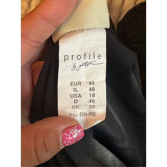 Plus size 2xl gottex skirt bottom w 2 black tankini bathing swim top suit - Picture 7 of 10